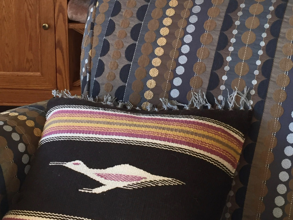 roadrunner woven cushion