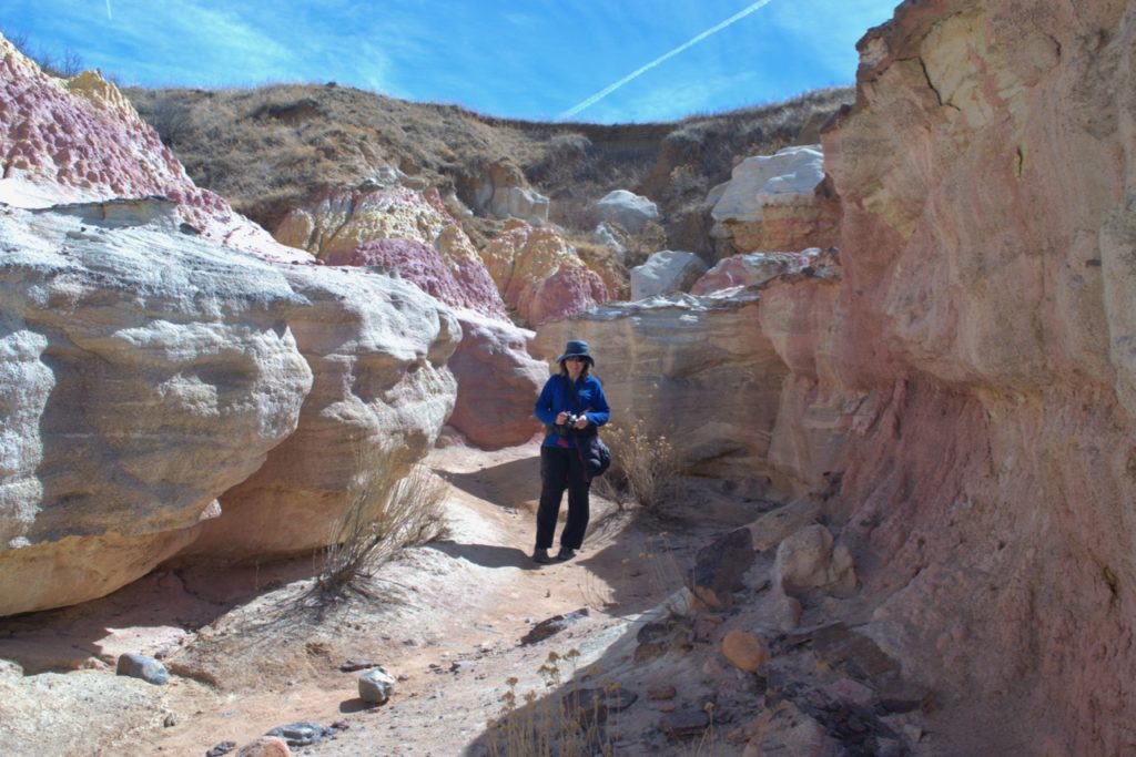 paint mines park with rock formations